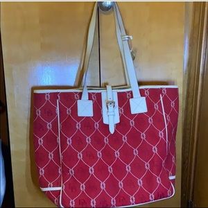 Dooney & Bourke bright red tote